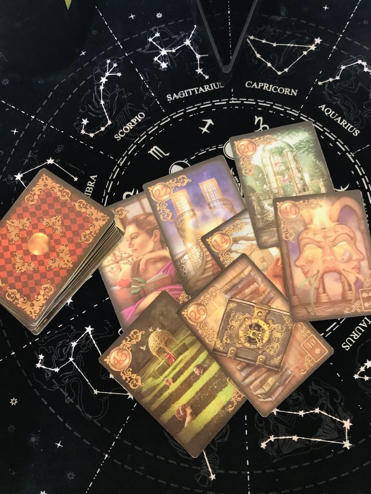 Baralho cigano lenormand gilded reverie