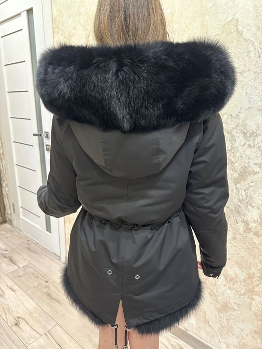 Зимняя парка с натуральным мехом