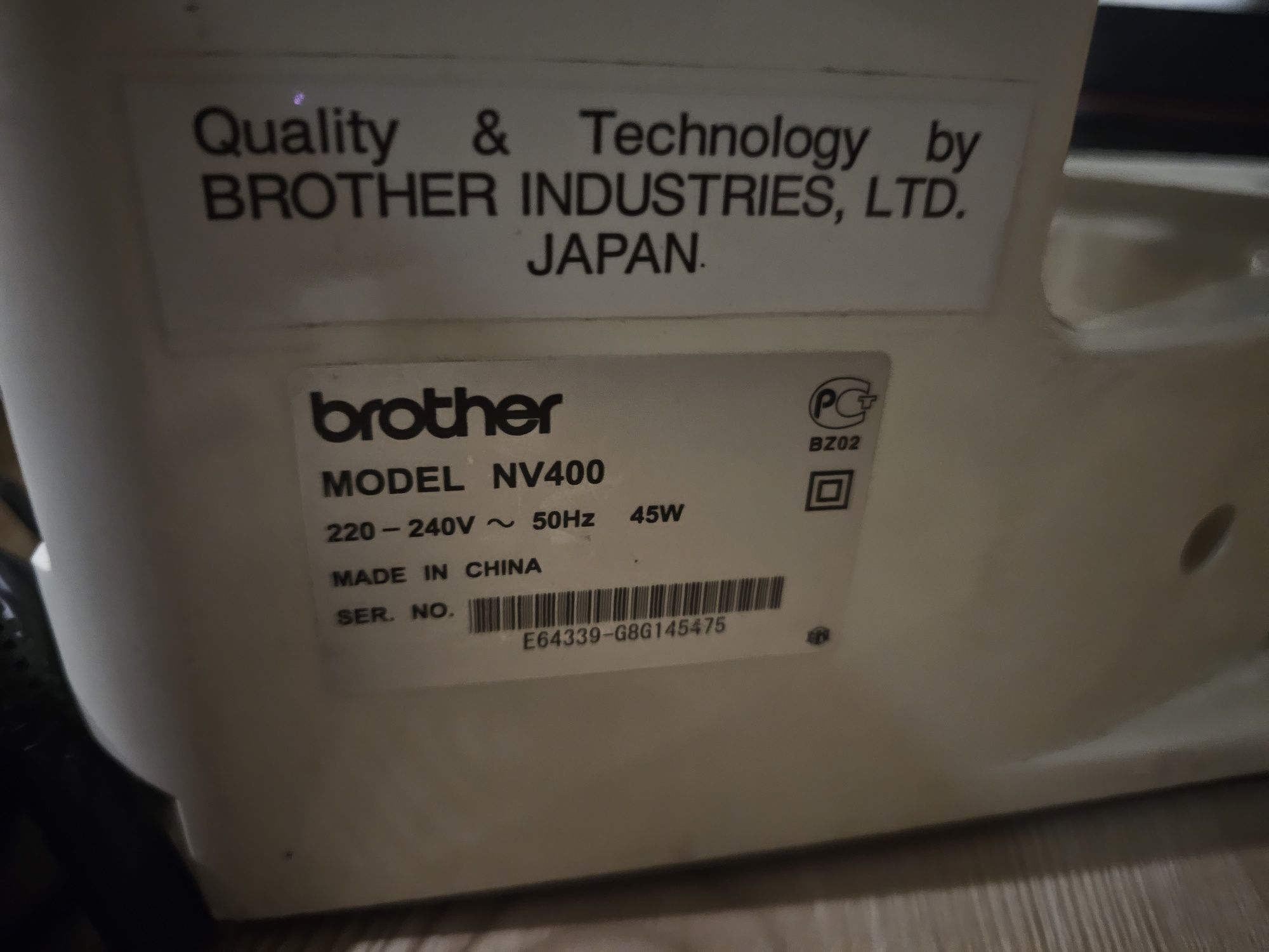 Компьютерная швейная машина Brother Innov-is 400
 
Подробнее: https://