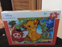 Nowe puzzle król lew mufasa Pumba 24 sztuki
