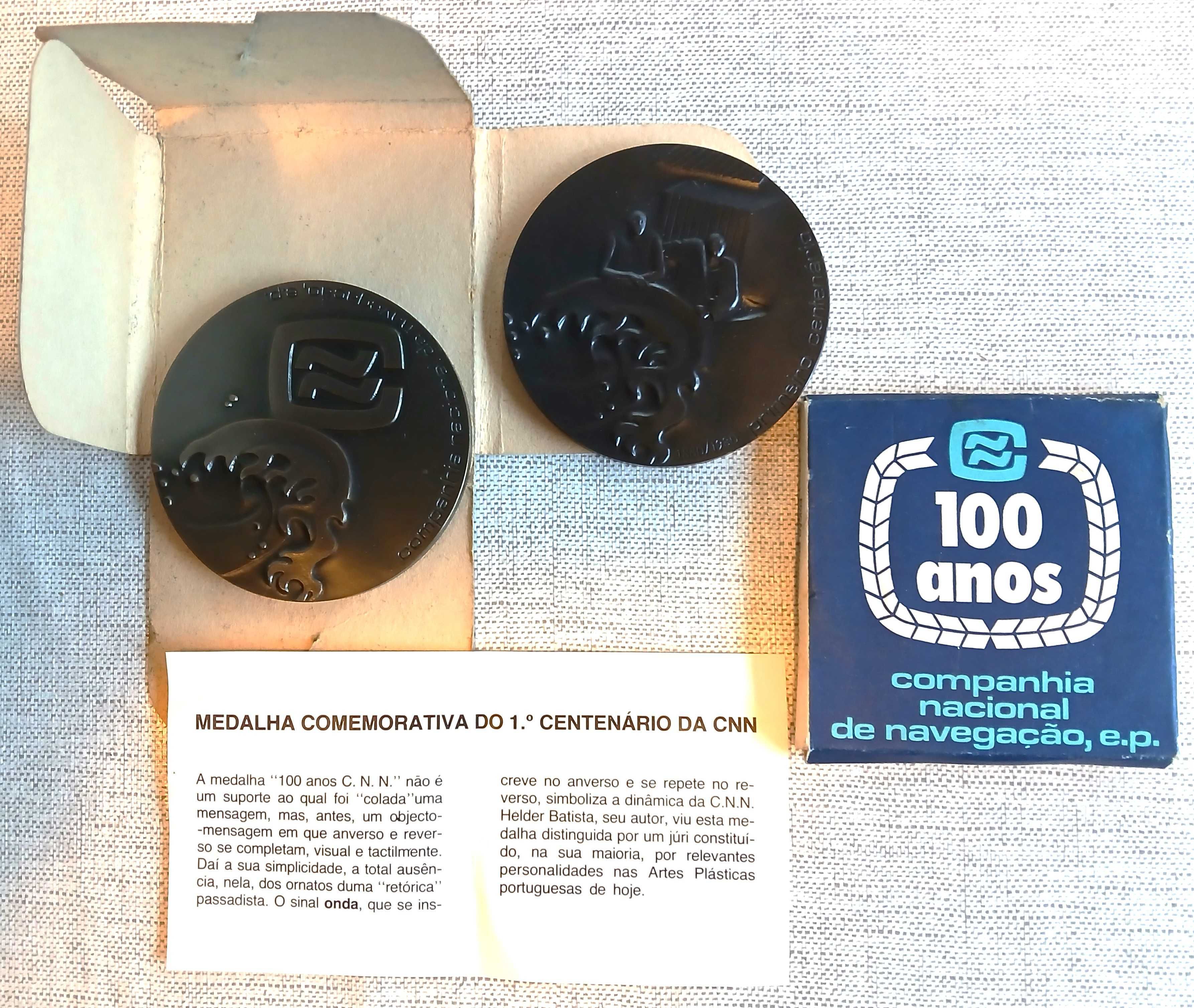 Troféu de regatas e medalha dos 100 anos - Comp. Nacional de Navegação