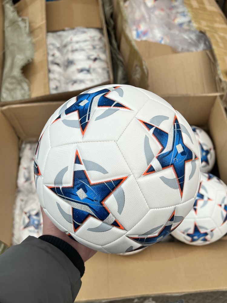 Супер цена Мяч Футбол размер 5 машинной вышовки из искусственной кожи
