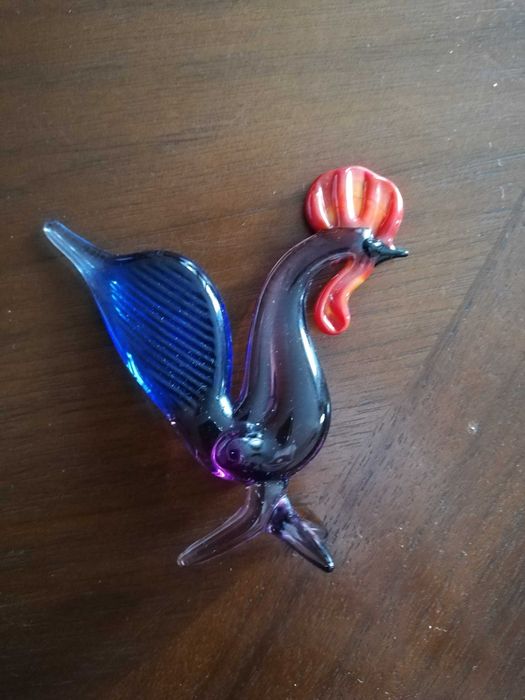 Фигурка цветное стекло " Петушок"
