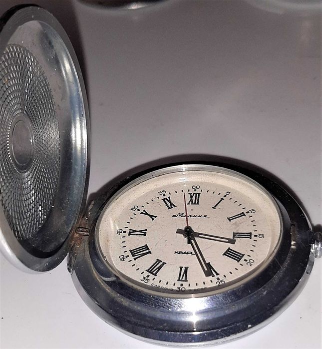 Cebula z ZSSR Radziecki Zegarek Kieszonkowy Molnija Mołnia jak Nowy