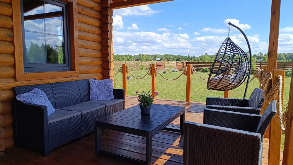 Domek z balią na Mazurach !!! Spędź miło jesienne wieczory ! :)