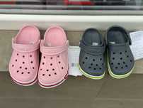 Дитячі Crocs Сірі Чорні Рожеві (для хлопчиків та дівчат) всі розміри