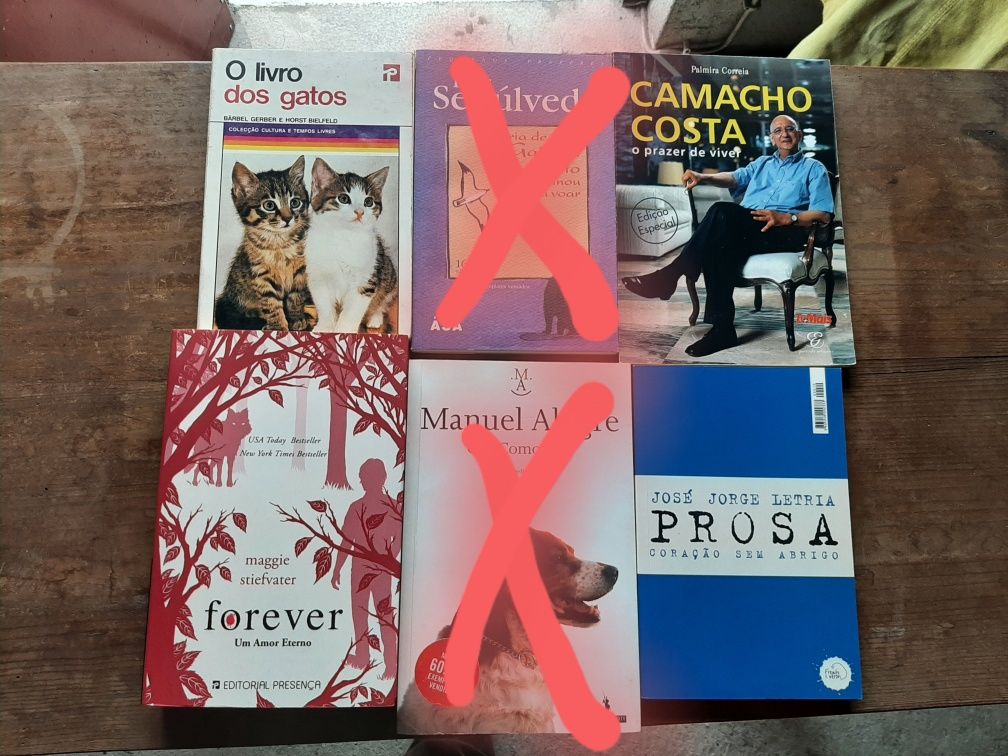 22 livros das fotos.novos.4€cada.entrega Cartaxo ou envio Ctt.