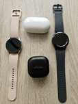 dwa zegarki Samsung Galaxy Watch + 2x słuchawki Samsung Galaxy Buds