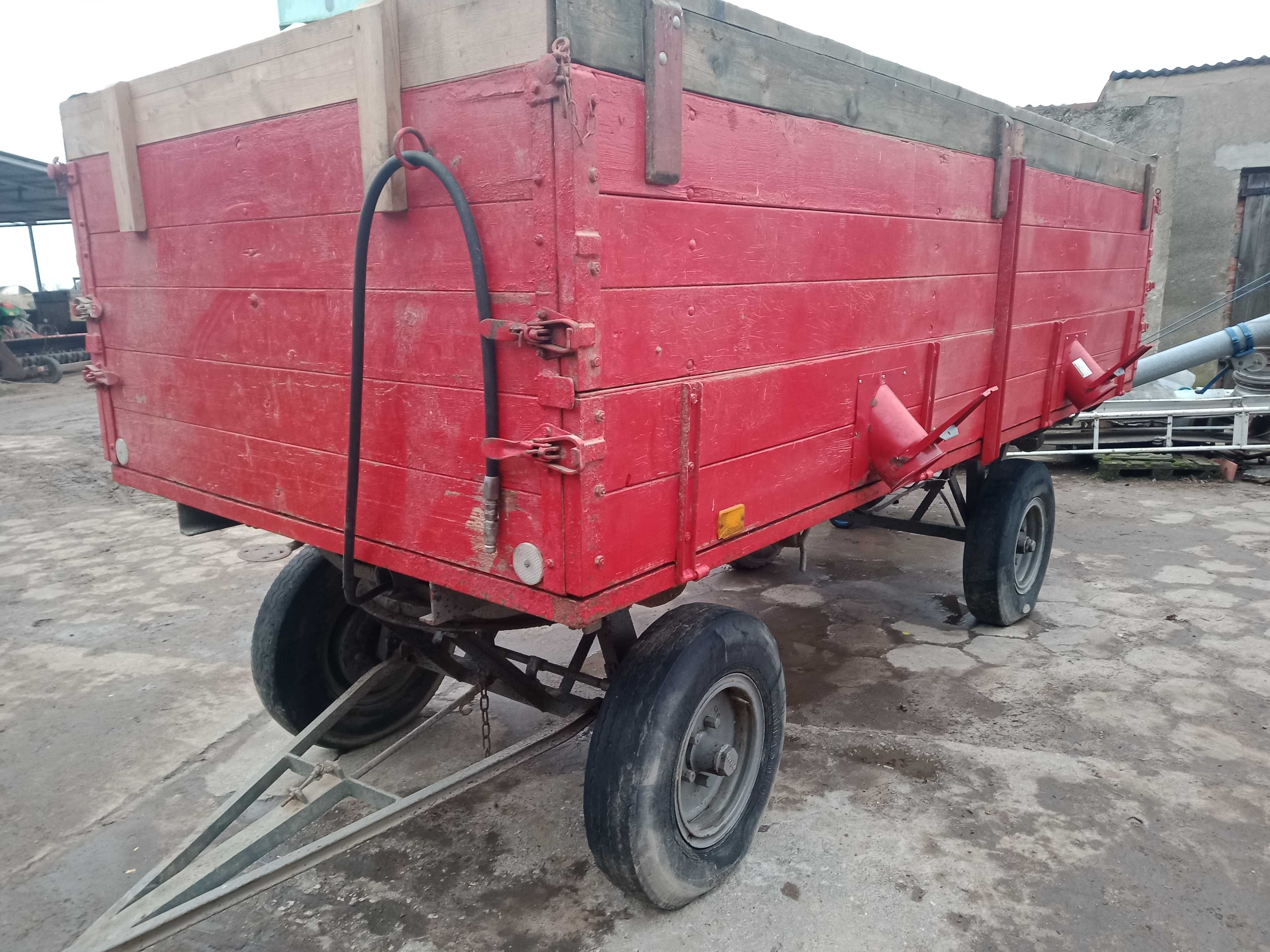 Przyczepa 4.5 t wywrotka na 3 strony metaltech warfama pronar