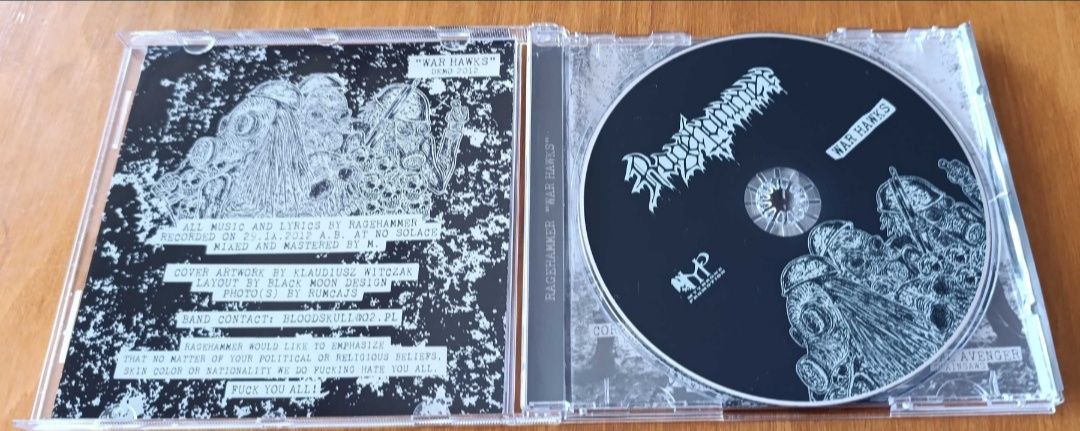 RAGEHAMMER - War Hawks - Black/Thrash Metal cd