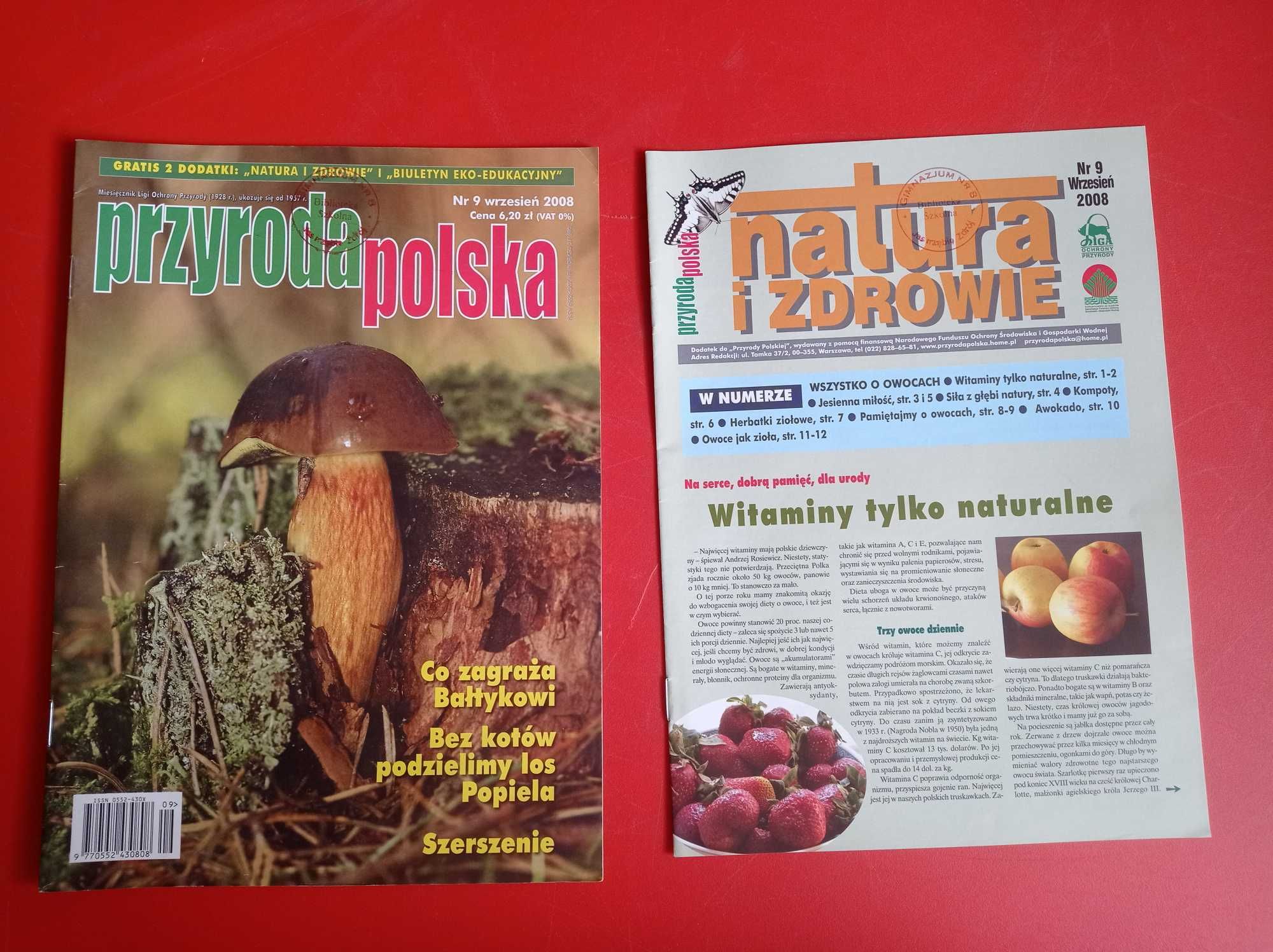 Przyroda polska nr 9/2008, wrzesień 2008