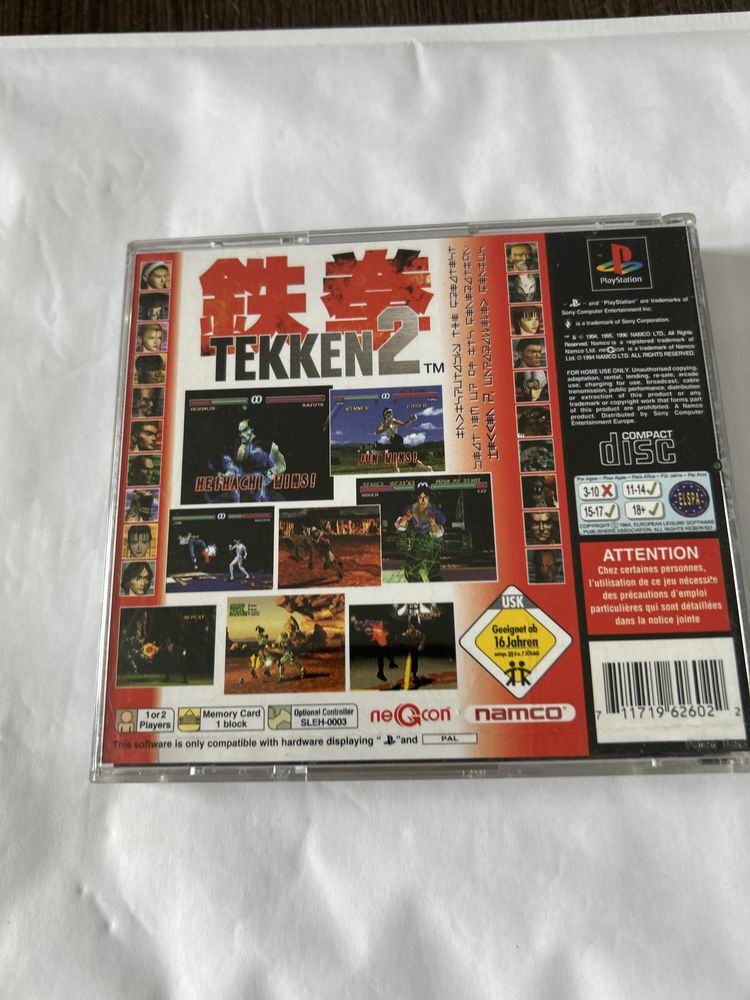 Tekken 2 playstation 1 psx ps1