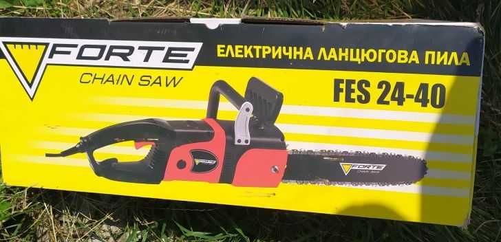 Электропила Forte Chain SAW FES-24-40 (2,4 Квт, 40 см, 8500 об.)