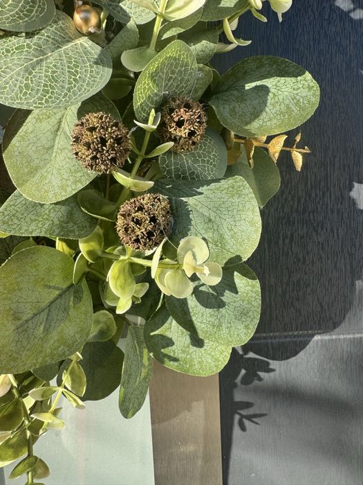 Wianek na drzwi z dzwonkiem,ozdoba dekoracja