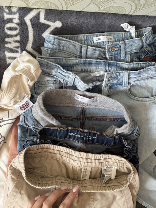 Набір джинсів джинси штани шорти вишиванка  для хлопчика 9-10 років