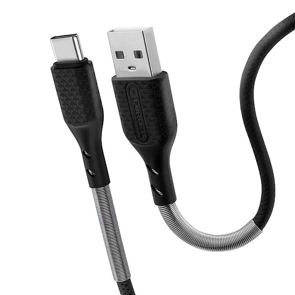 Kabel USB - USB-C Quick Charge 3.0/3A 1 metr czarny