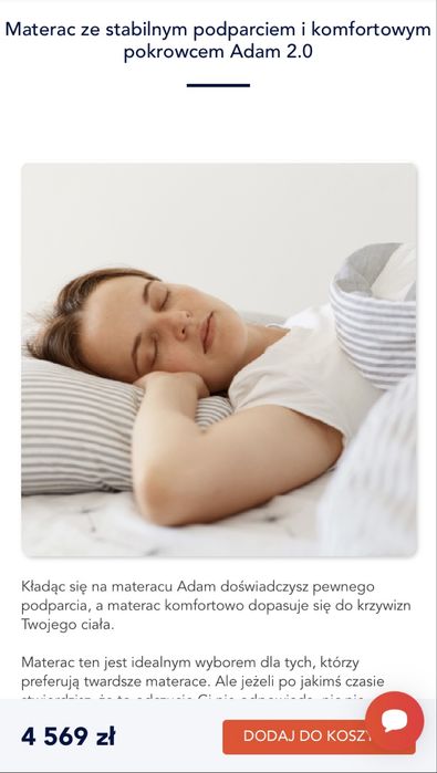 PERDORMIRE obustronny 180x200 Materac H4/H5