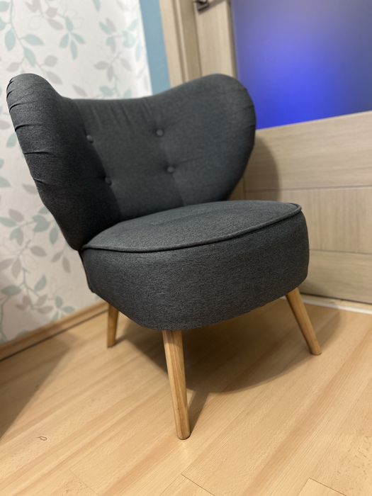 Fotel IKEA Gubbo szary