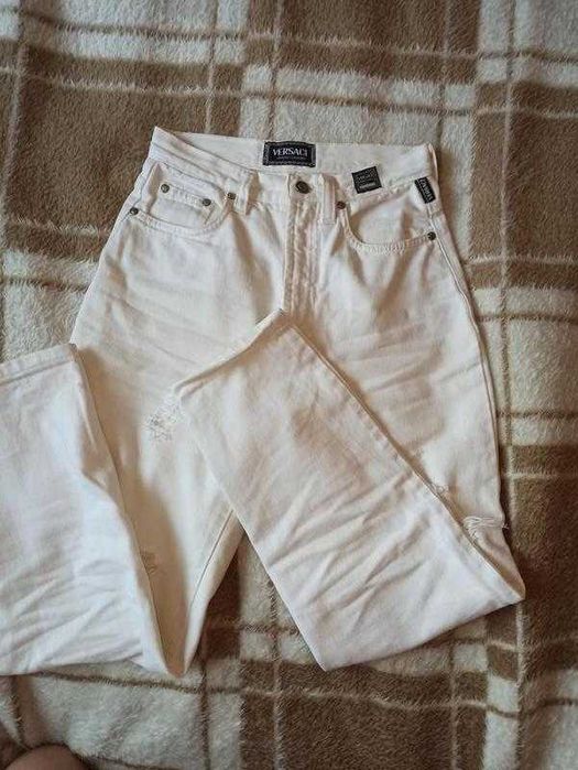 Джинси мом versace couture jeans  оригінал висока посадка
