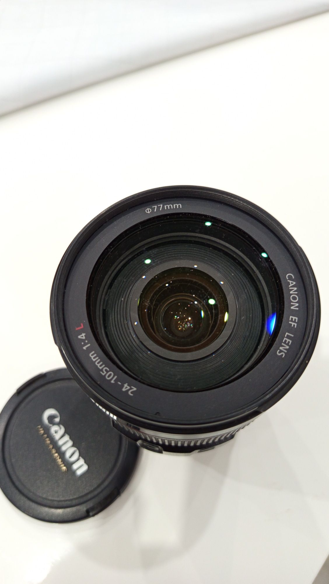 Lente Canon 24-105 com avaria