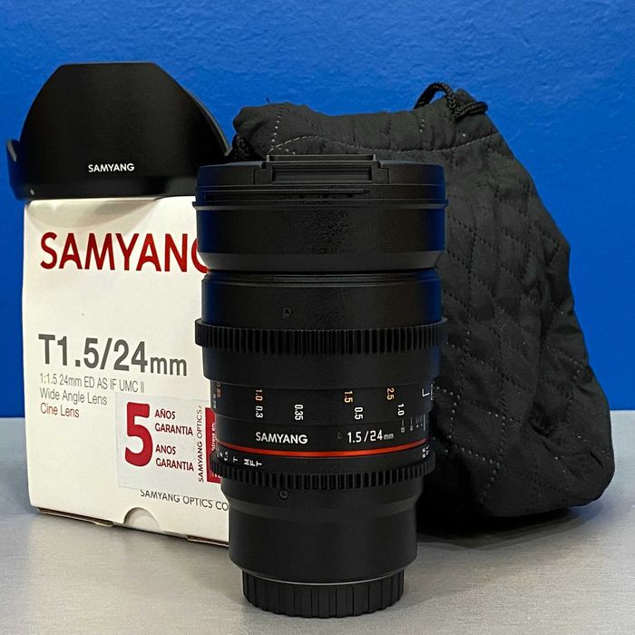 Samyang 24mm T1.5 ED AS IF UMC II (Micro 4/3) - NOVA - 5-YEAR WARRANTY64550292860034120