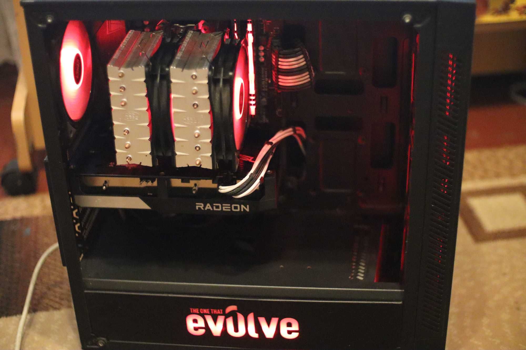Брендовий игровой ПК EVOLVE Ryzen 5 5600X RX 6650xt 16gb 512+1024