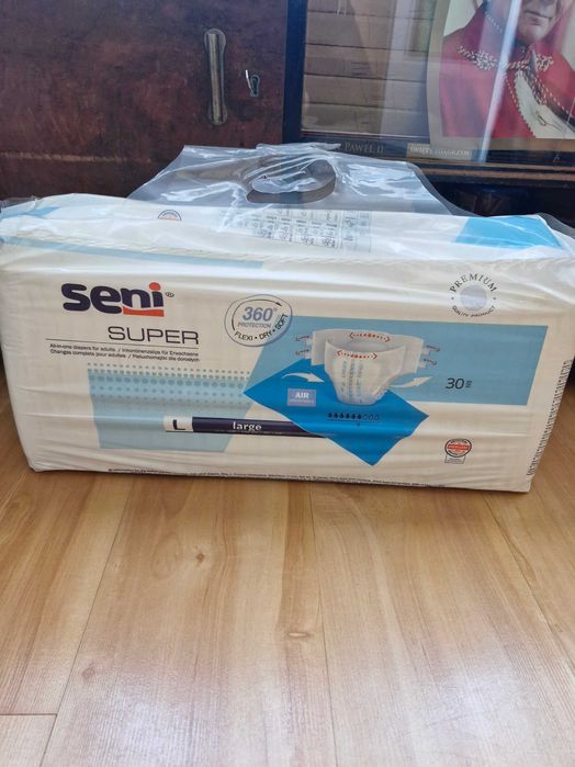 Pieluchomajtki (pampersy) dla dorosłych L niebieskie