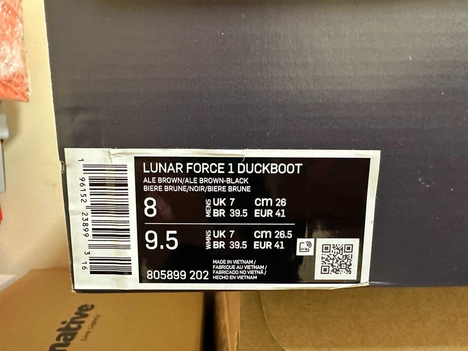 Черевики Nike Lunar Force 1 Duckboot кросівки ботинки 805899-202