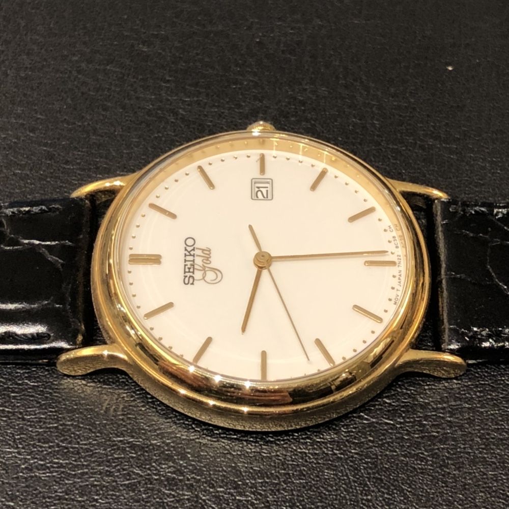 Relogio Seiko Gold Collectio 18k - CX e Docs