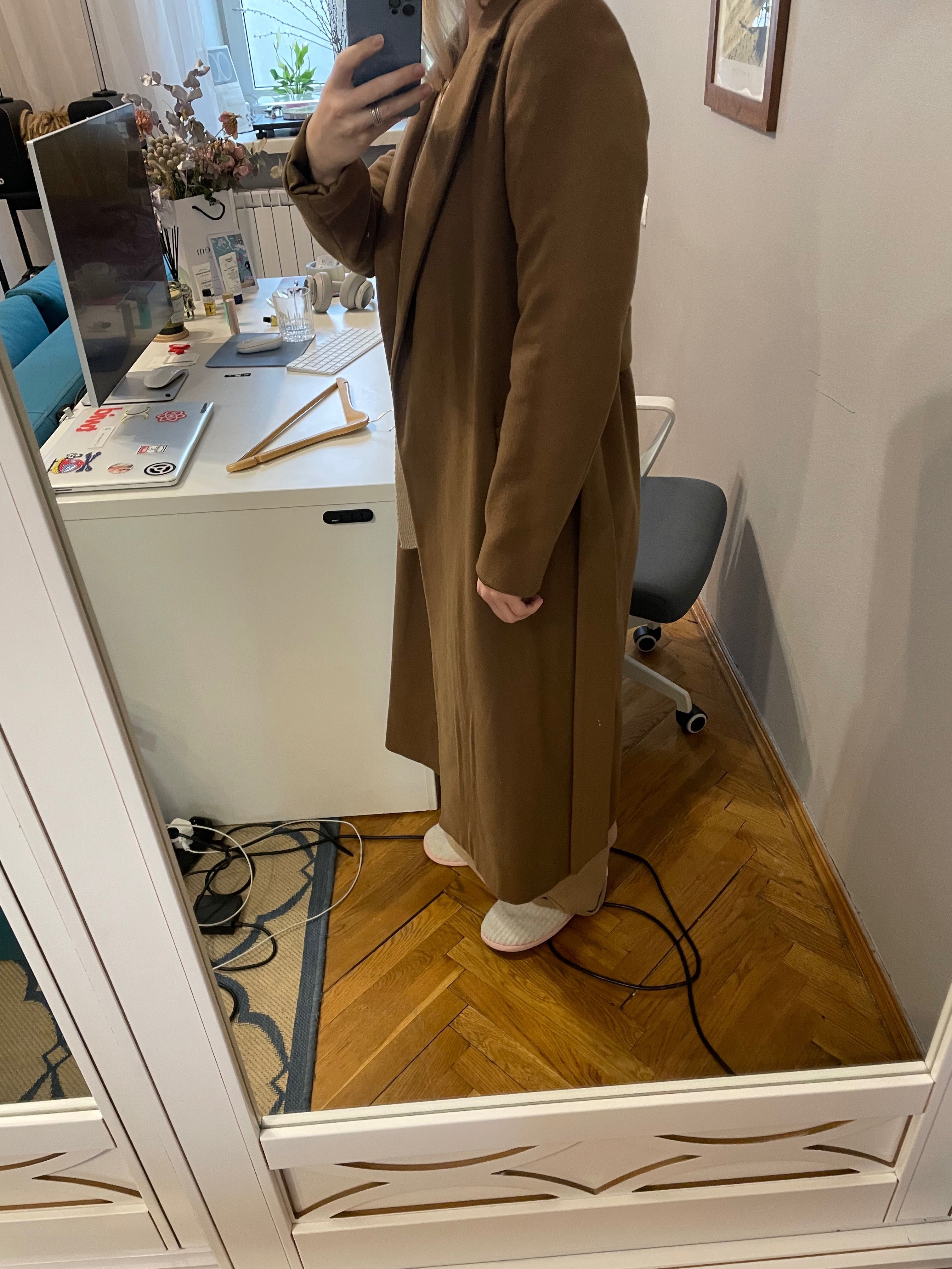 Пальто жіноче camel Zara