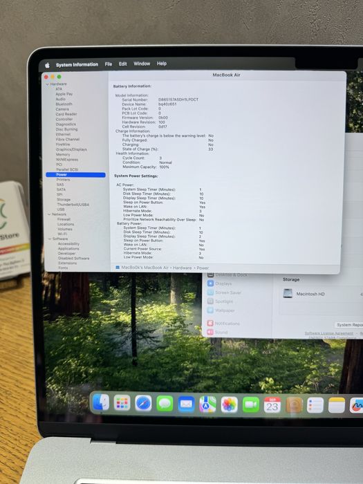 Open Box MacBook Air 15’ 2025 M4 24/512Gb Light Blue (MC7D4)