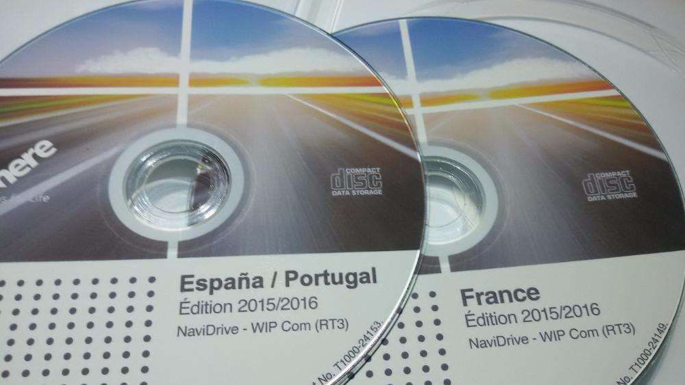 DVD / CD Peugeot e Citroen - Atualização GPS / Navegação