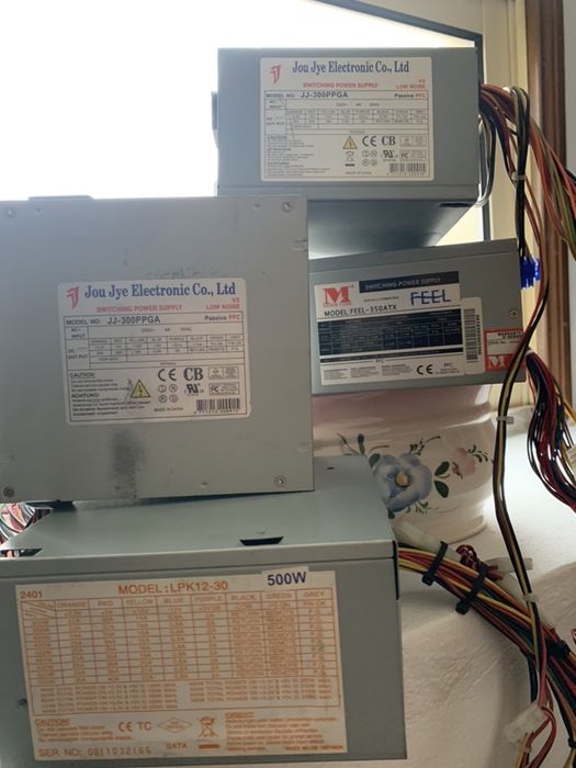 Fontes alimentação PC de 350 Até 500 W