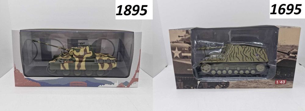 Танки 1:43 Deagostini Atlas Solido Modimio