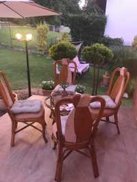 rattanowe krzesła ogrodowe