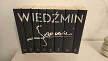 Pakiet Wiedźmin Tomy 1 - 8 Wydanie serialowe czarne filmowe Sapkowski