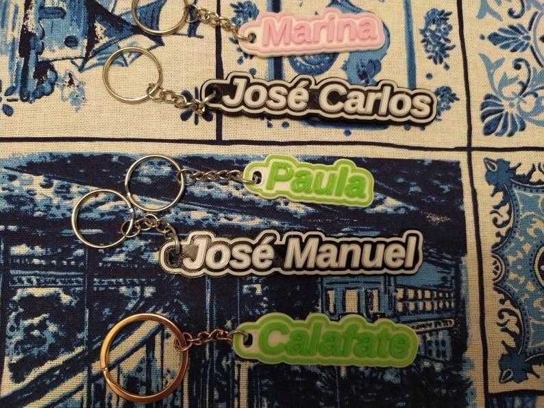 Porta chaves personalizados.