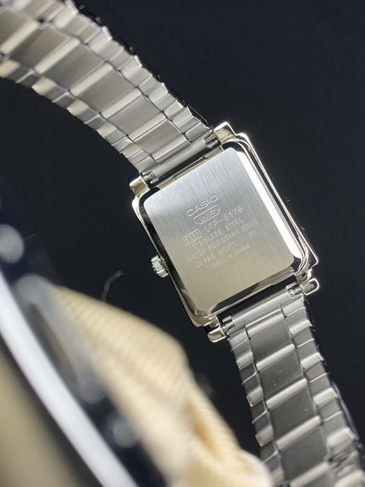 Годинник жіночий Casio LTP-E176 Оригінал Гарантія Сталевий корпус Часы