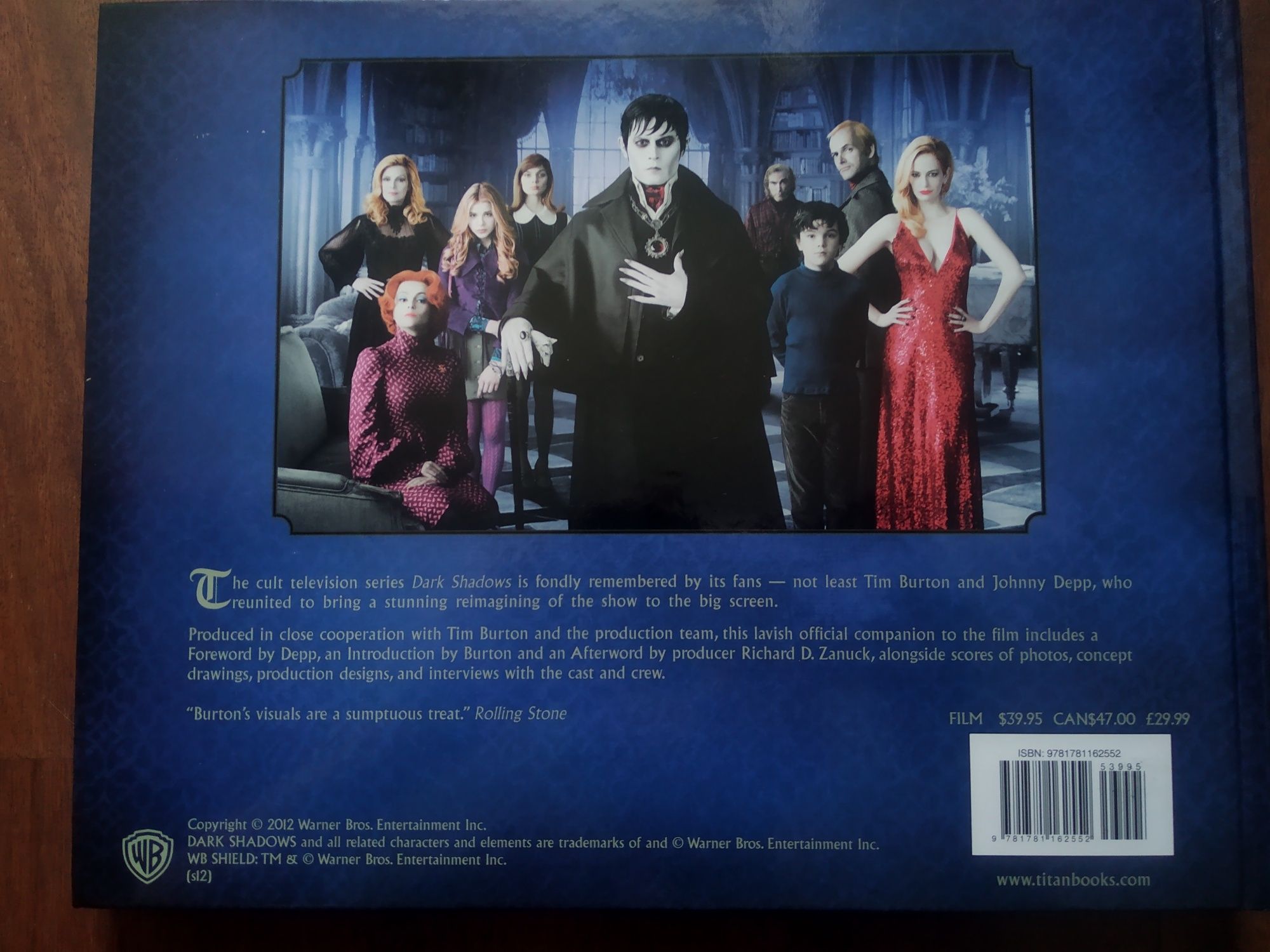 Tim Burton Mroczne Cienie Dark Shadows Johnny Depp Album Film