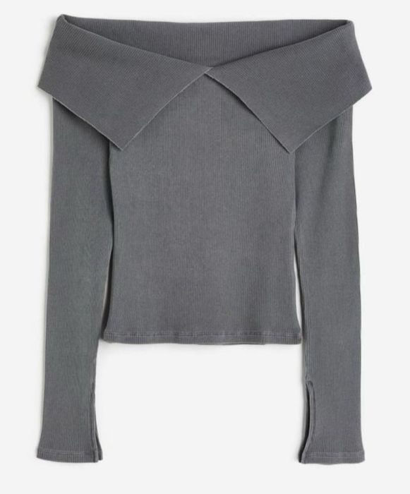 Топ зі спущеними плечима H&M