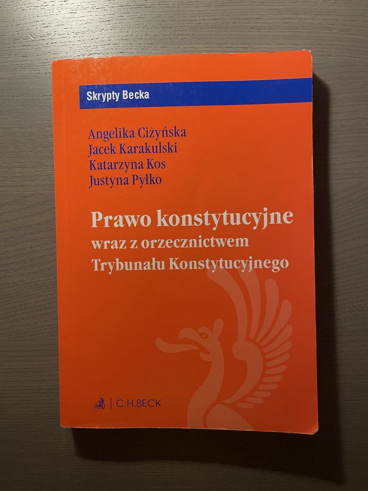 Prawo konstytucyjne skrypt Becka