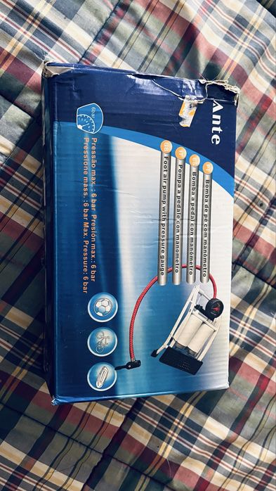 Bomba de ar com manómetro