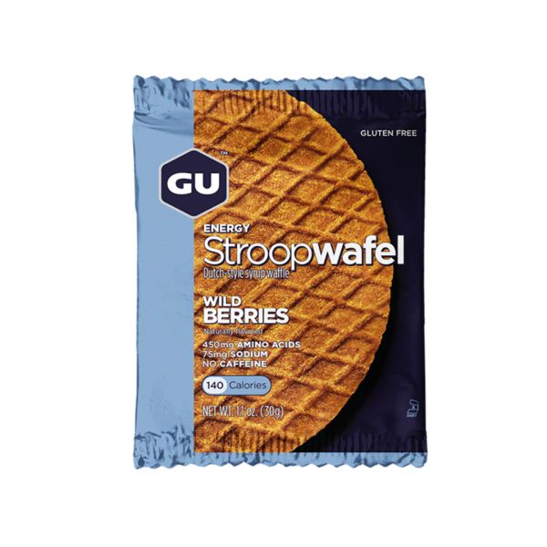 Bezglutenowy wafel energetyczny GU Wild Berry 32g, smak leśne owoce
