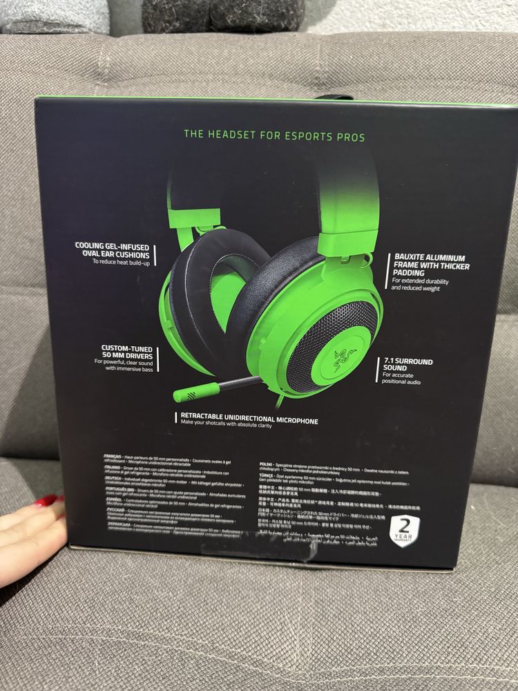 навушники Razer Kraken green
