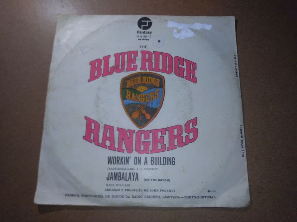 Raro vinil single The Blue Ridge Rangers de 1972