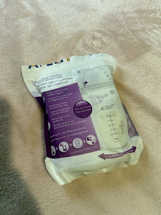 Пакети для зберігання грудного молока