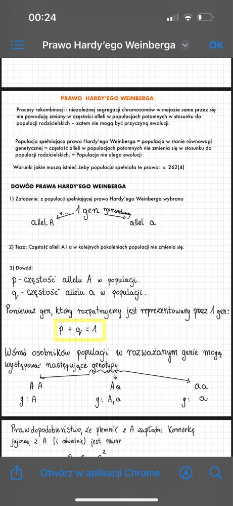 Notatki z biologii do maturalnej klasy 4