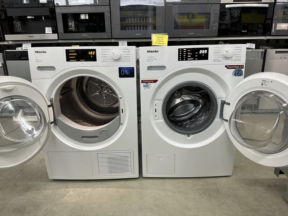 Пральна машина Miele WSF 363 PWash&8kg Сушильна машина Miele TWD 360