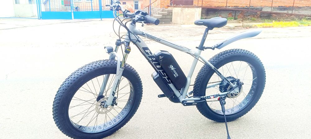 Мощный электрофетбайк 1200w,48v, 21ah.Доставка бесплатно!