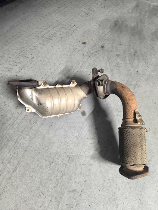 Catalisador com Downpipe original  Honda accord